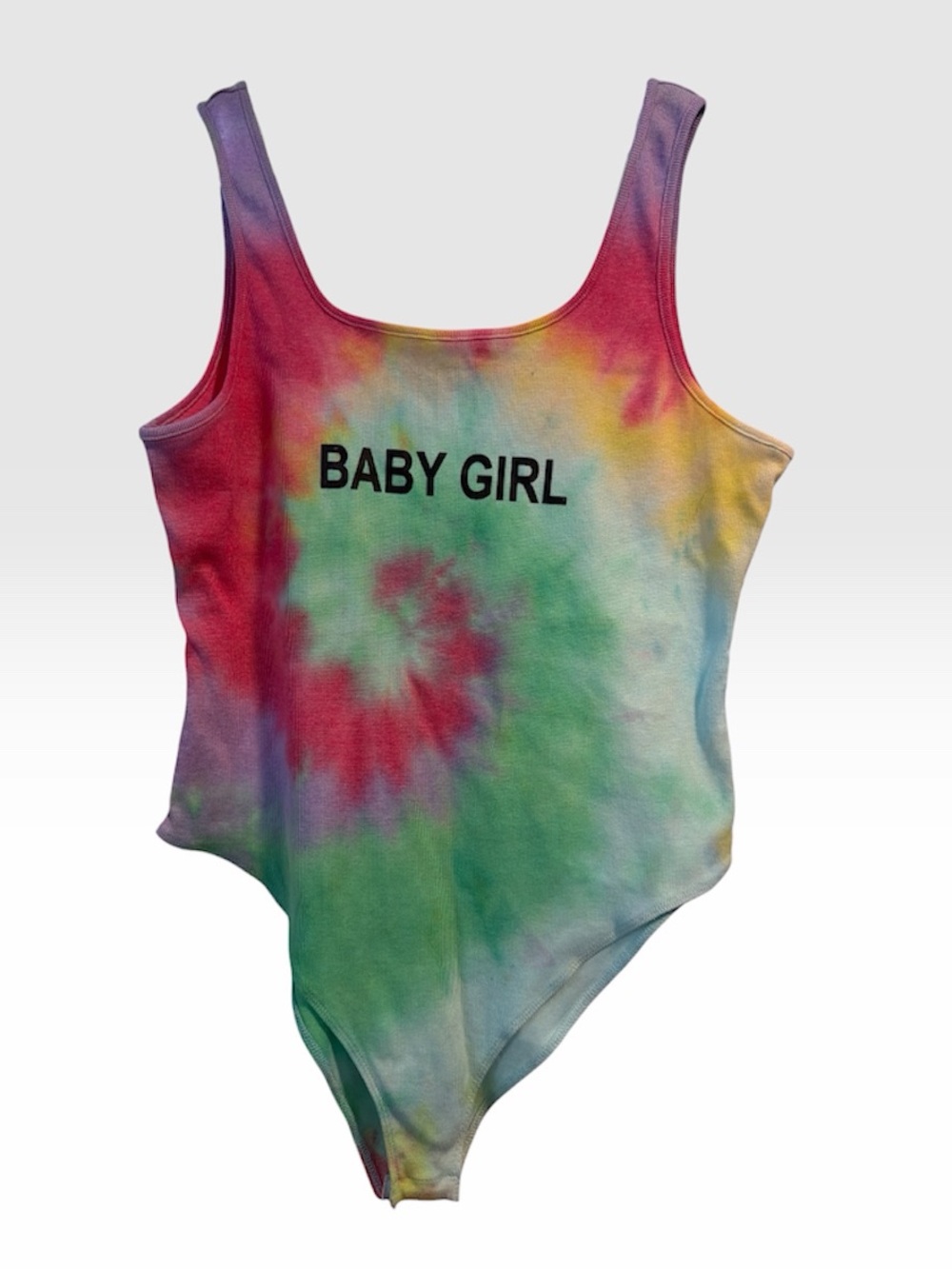 Tie-Dye "Babygirl" One-Piece jumpsuit